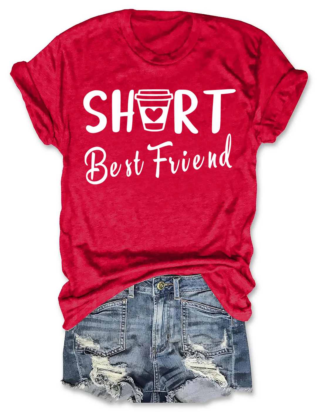 Tall and Short Best Friends T-Shirt