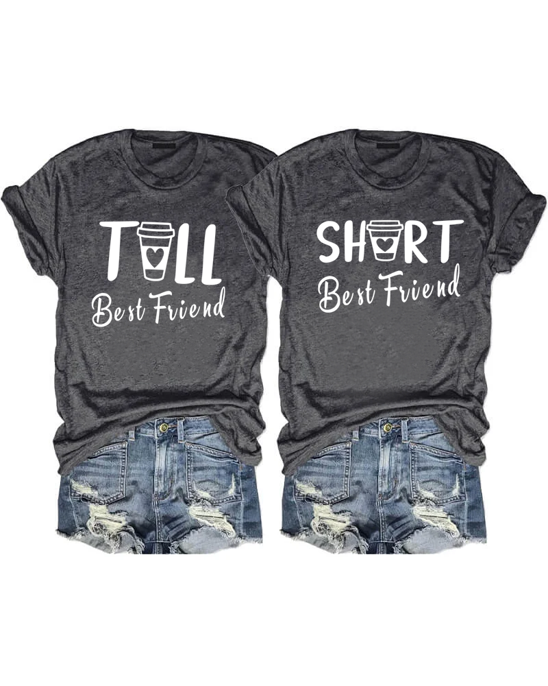 Tall and Short Best Friends T-Shirt
