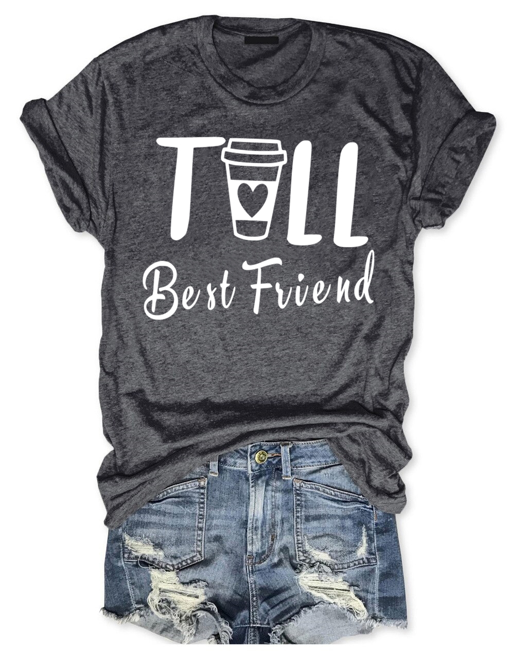 Tall and Short Best Friends T-Shirt