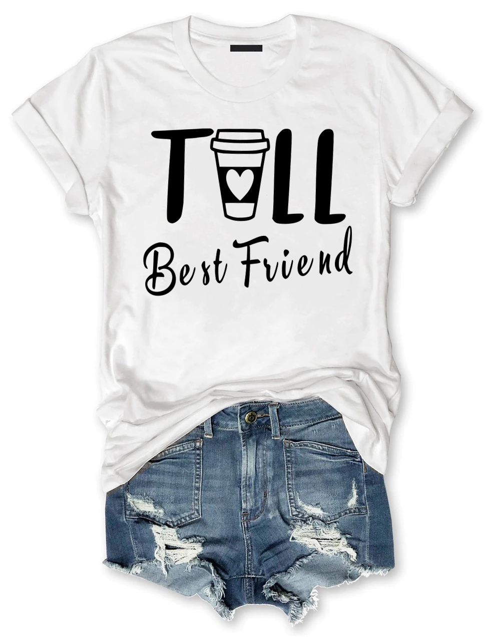 Tall and Short Best Friends T-Shirt