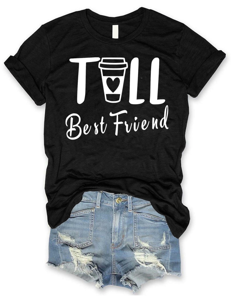 Tall and Short Best Friends T-Shirt