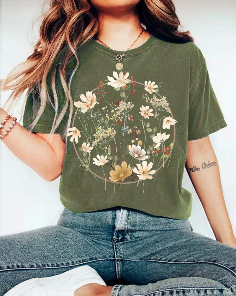 Wildflowers T-Shirt-Shehaha