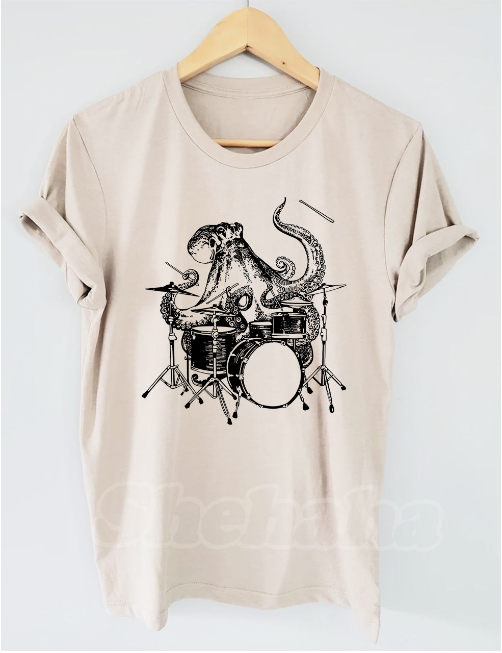 Octopus Playing Drums T-shirt