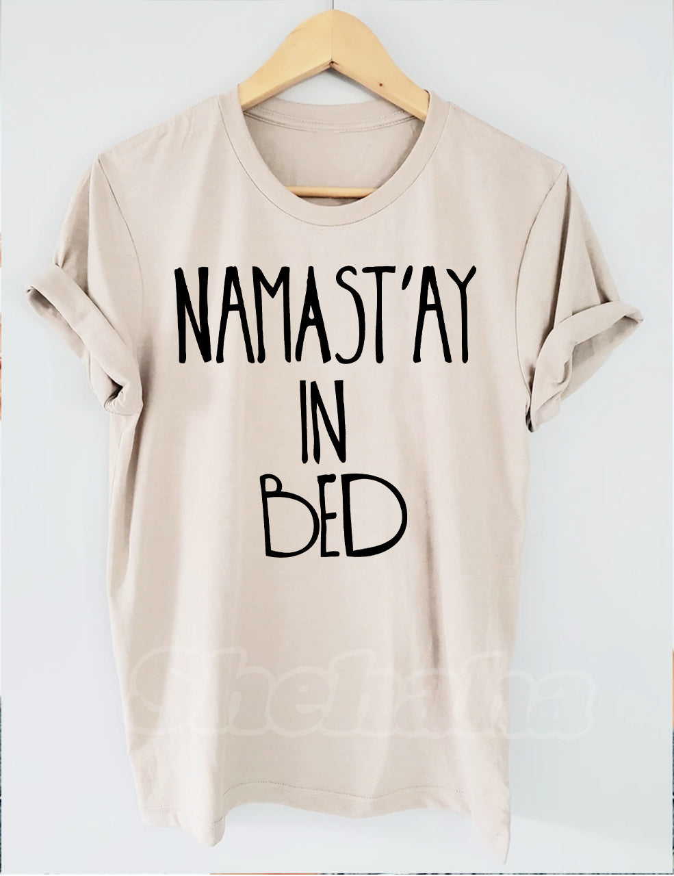 Namast'ay In Bed T-shirt