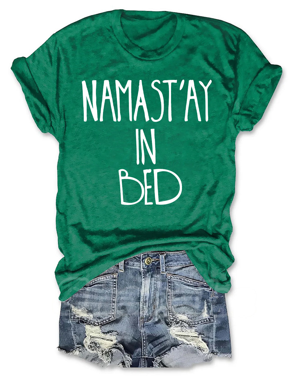 Namast'ay In Bed T-shirt
