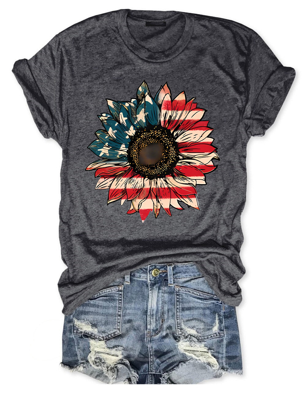 America Sunflower T-shirt
