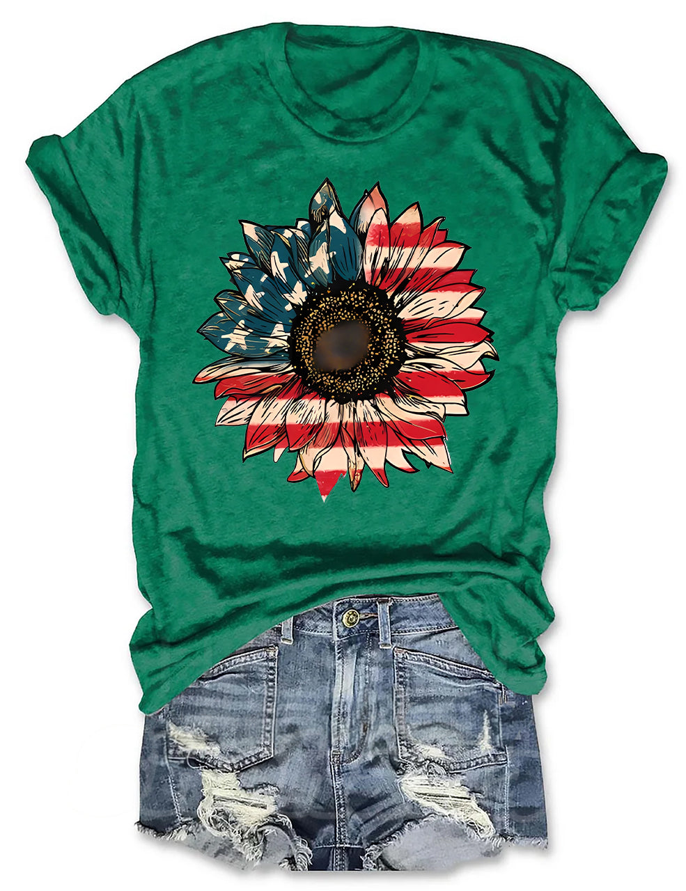 America Sunflower T-shirt