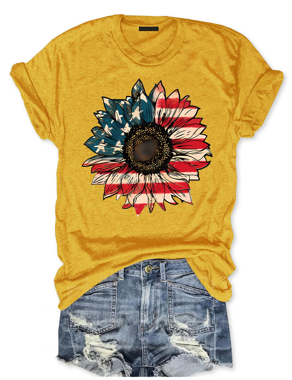 America Sunflower T-shirt