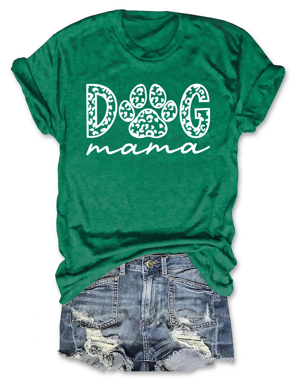 Dog Mama Leopard T-shirt
