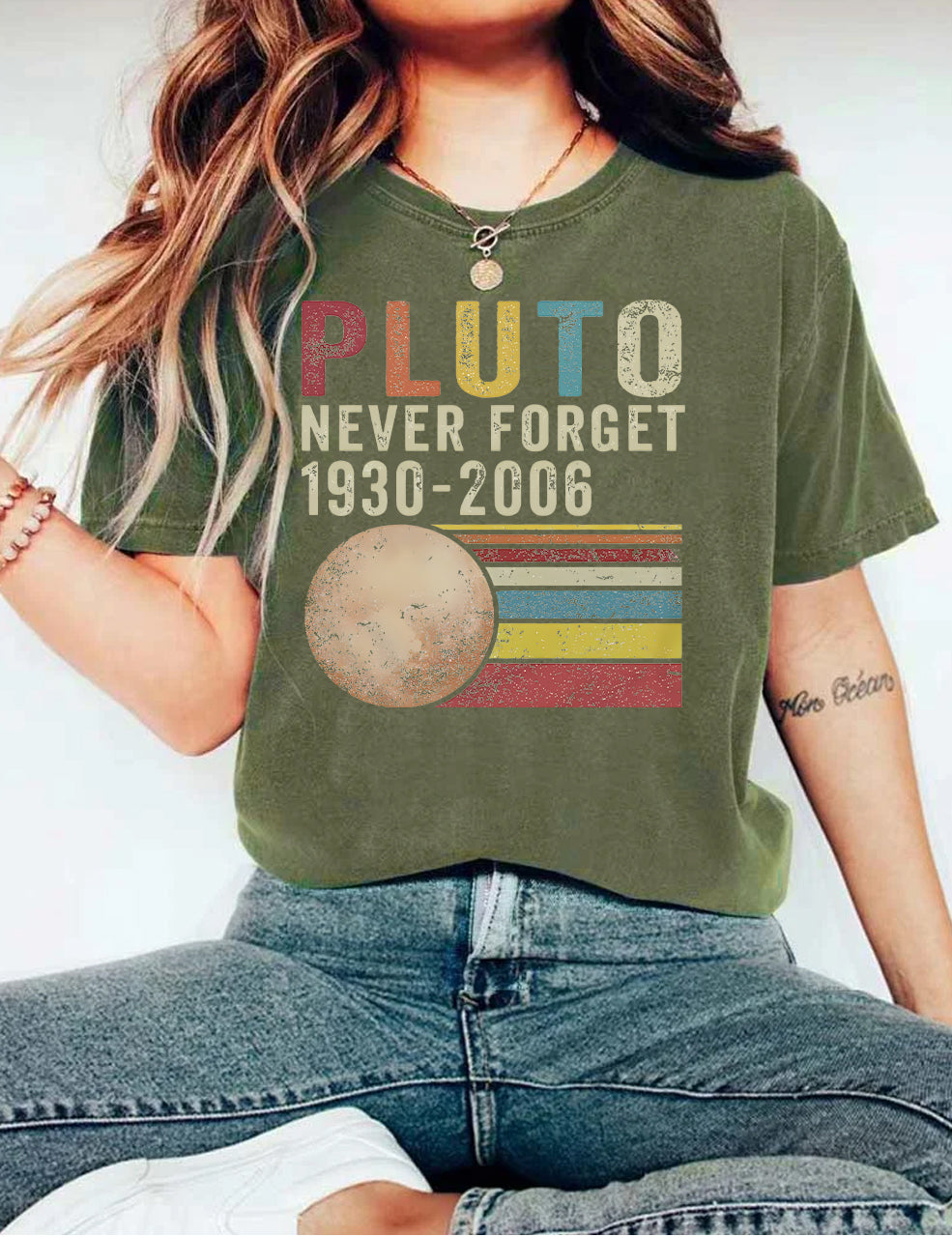 Never Forget 1930-2006 Pluto T-shirt