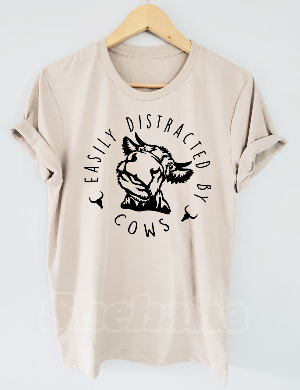 Easily Distracted By Cows T-shirt