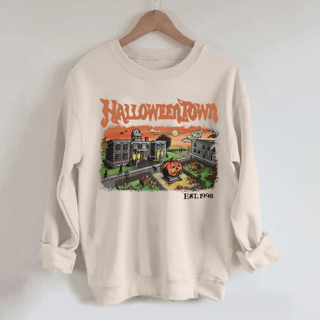 Women Halloween Town 1998 Sweatshirt