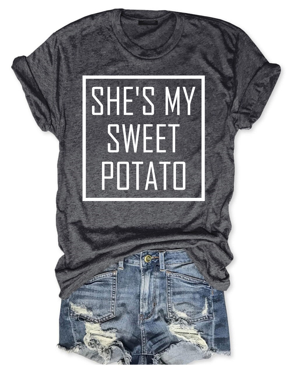 She's My Sweet Potato I Yam T-shirt