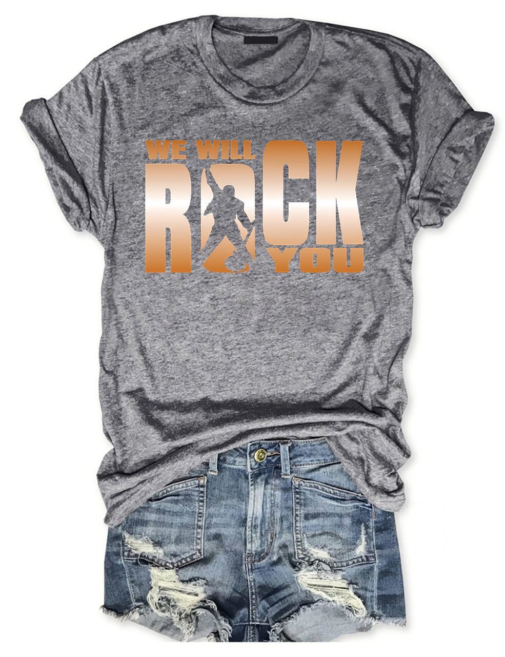 We will rock you Queen Band T shirt Shehaha