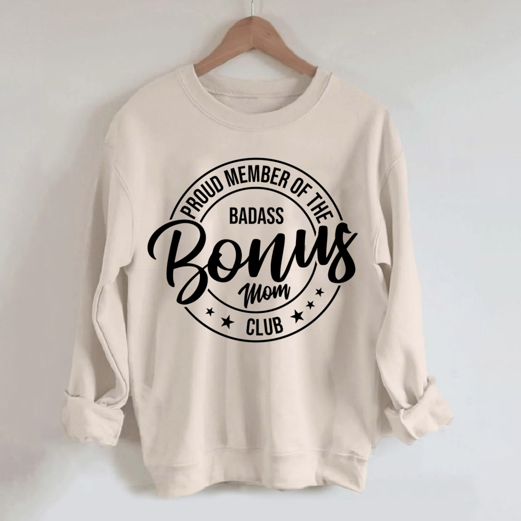 Bonus Mom Club Sweatshirt-Shehaha