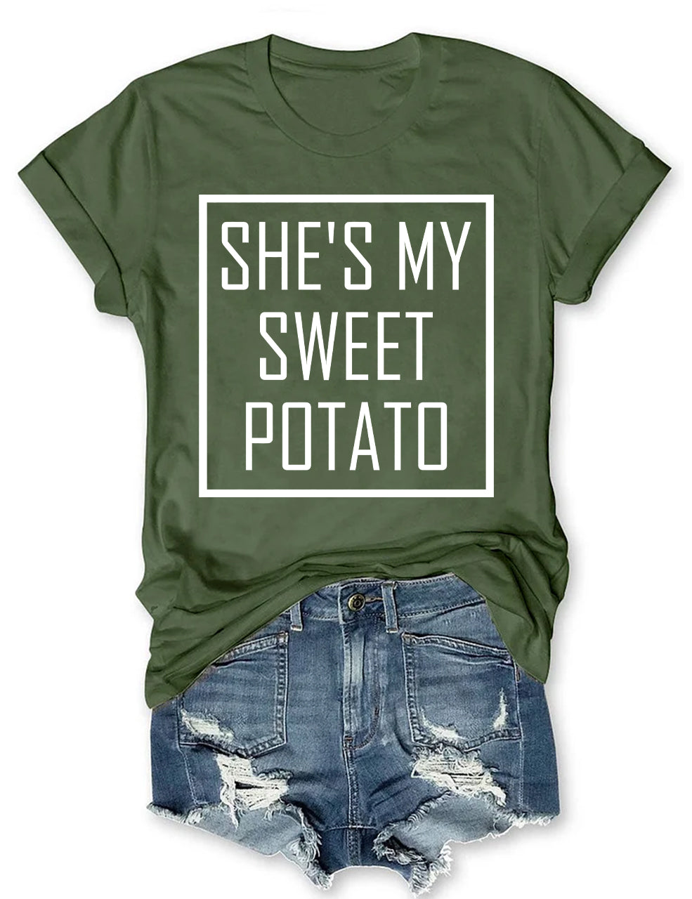 She's My Sweet Potato I Yam T-shirt