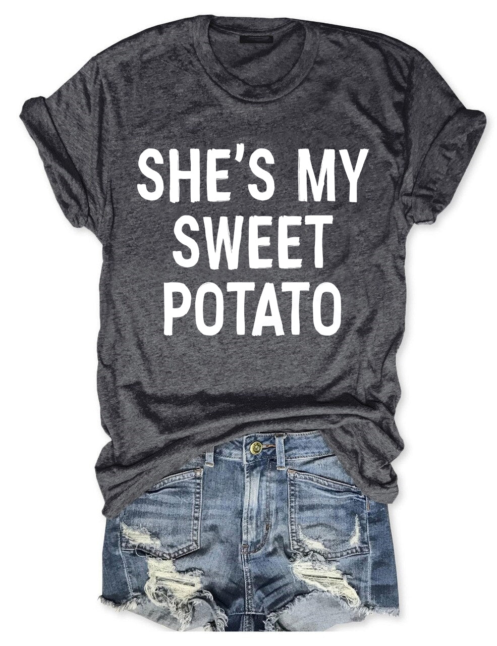 She's My Sweet Potato I Yam T-shirt