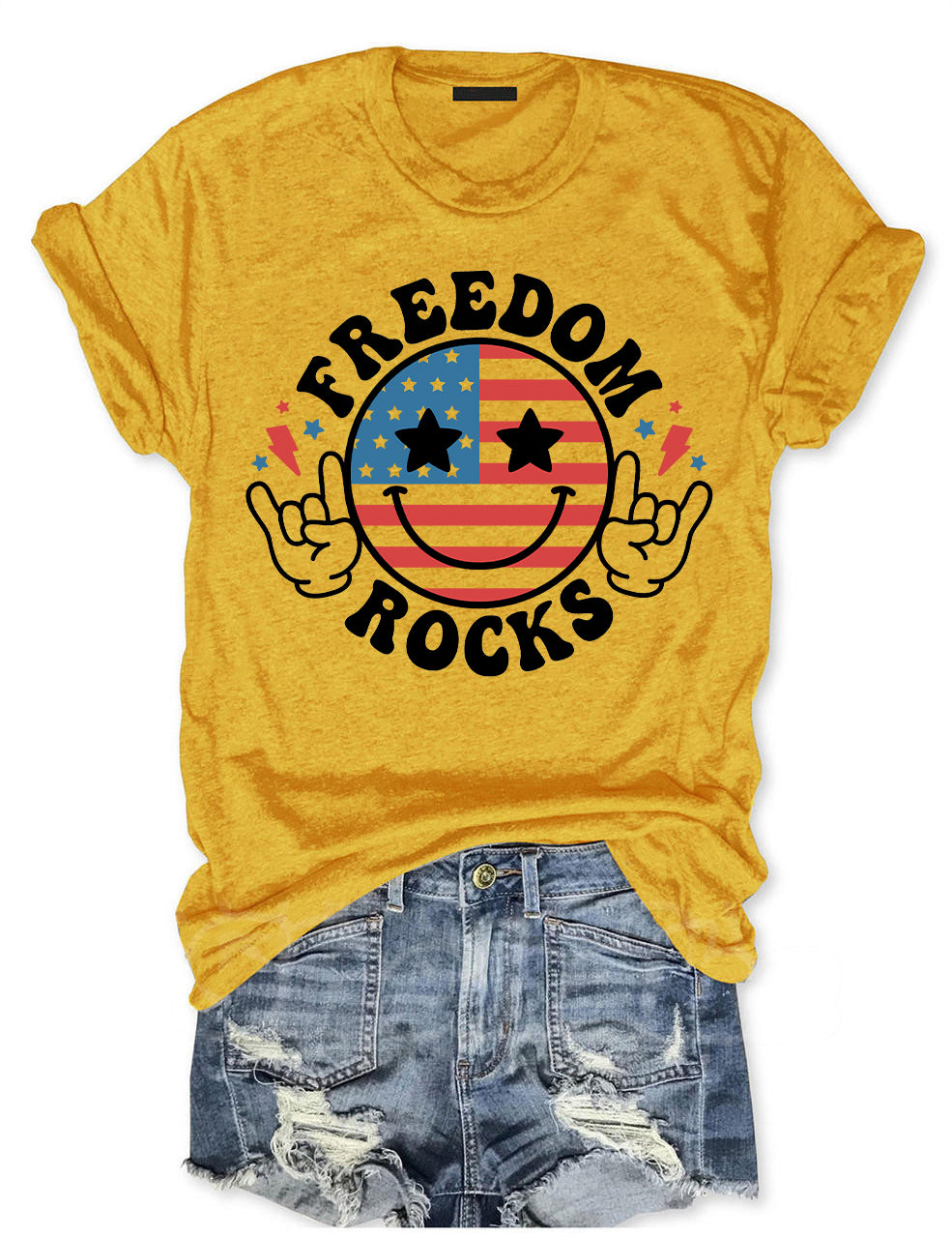Freedom Rocks 4th of July  T-shirt
