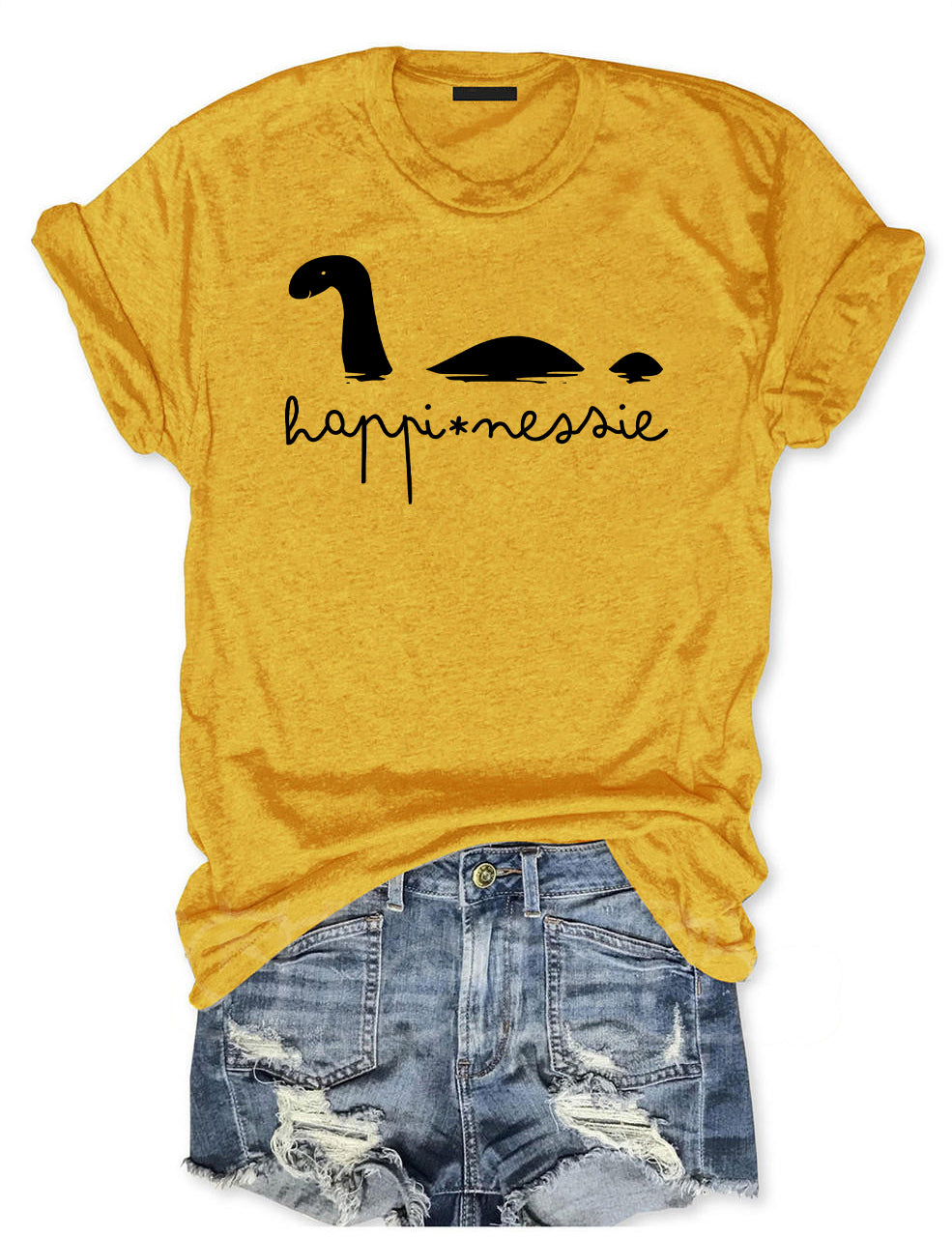 Happinessie Happy Loch Ness Monster T-shirt