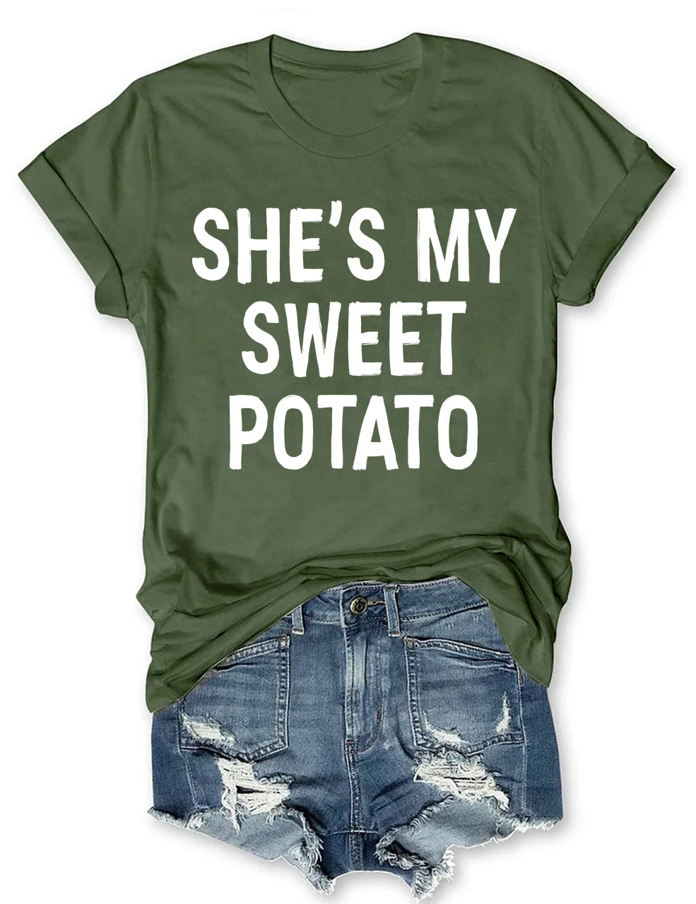 She's My Sweet Potato I Yam T-shirt