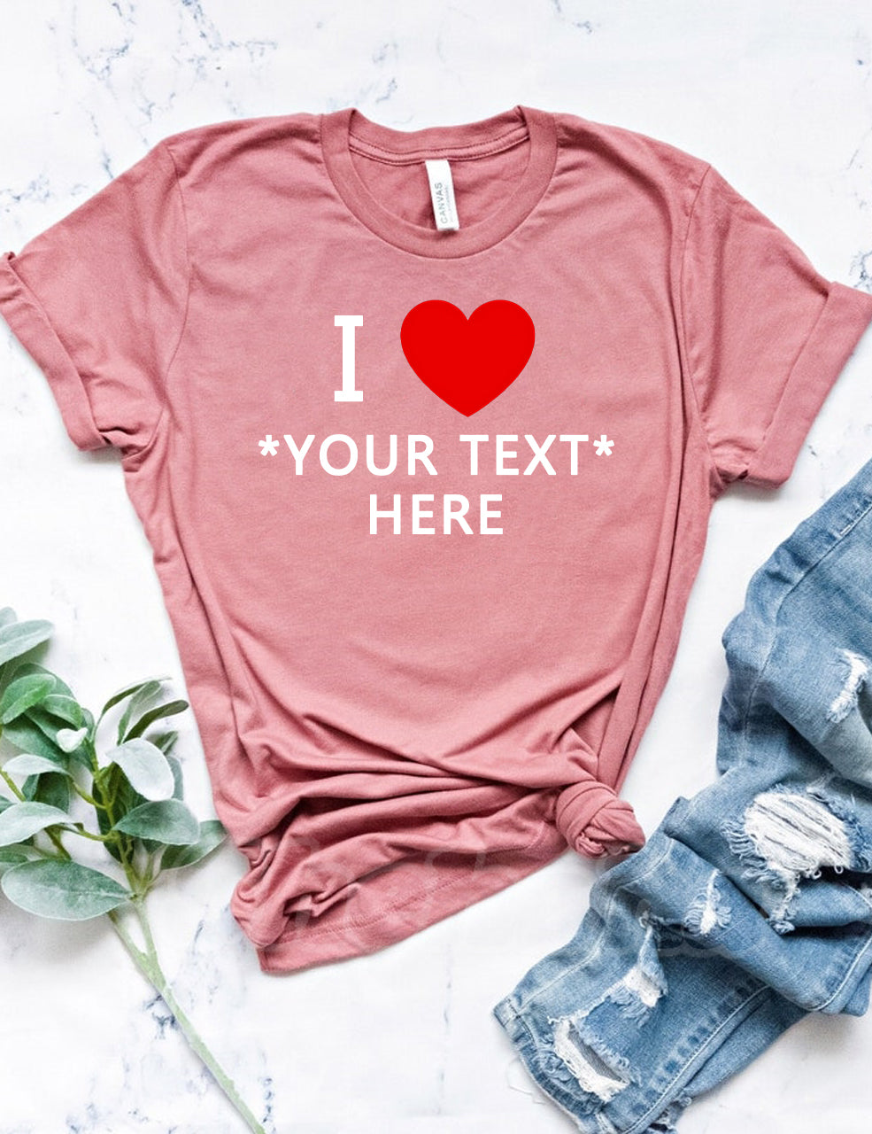 Custom I Heart T-shirt
