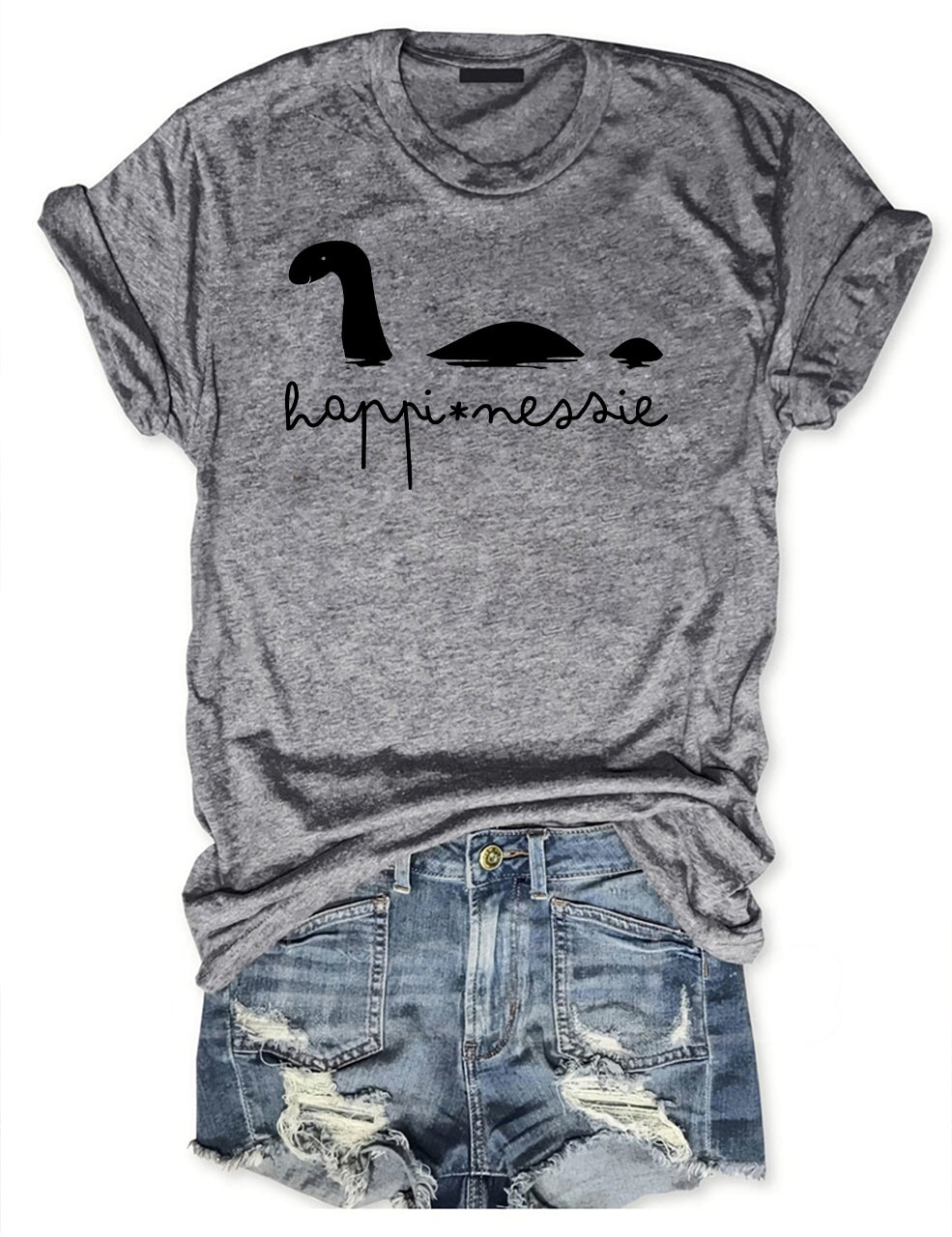 Happinessie Happy Loch Ness Monster T-shirt