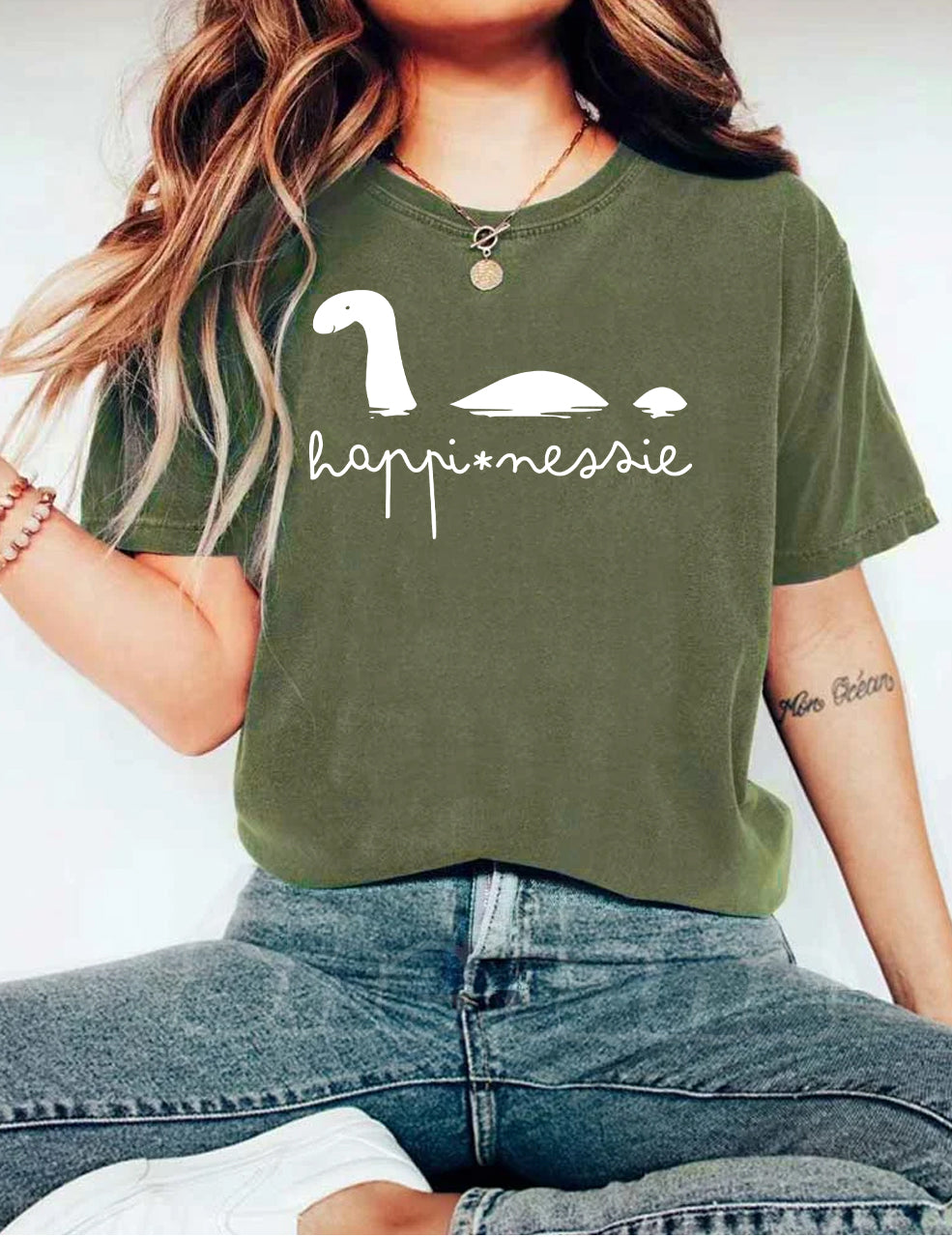 Happinessie Happy Loch Ness Monster T-shirt