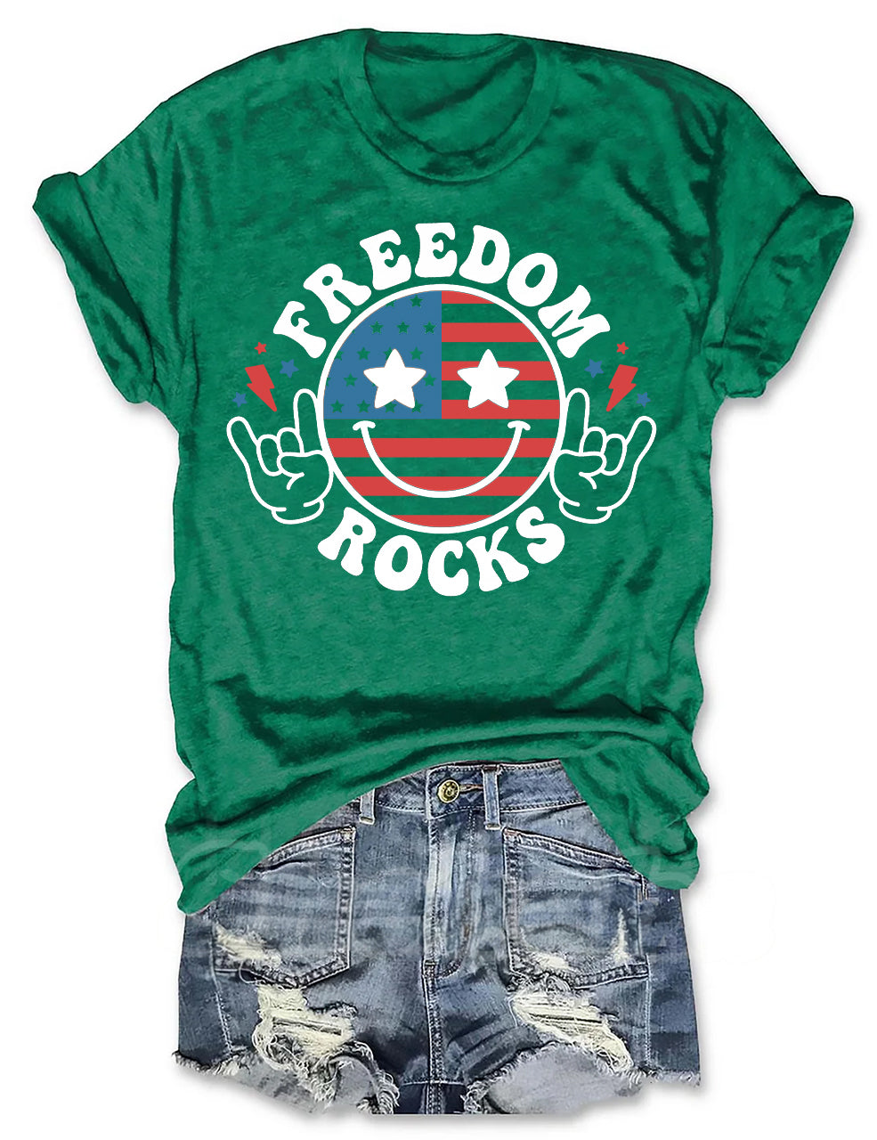 Freedom Rocks 4th of July  T-shirt