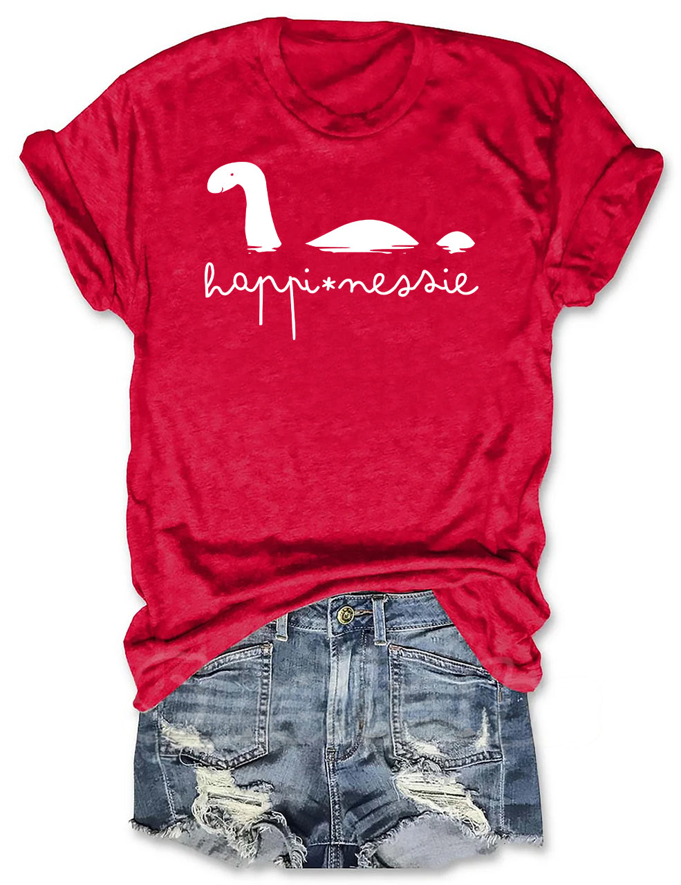 Happinessie Happy Loch Ness Monster T-shirt