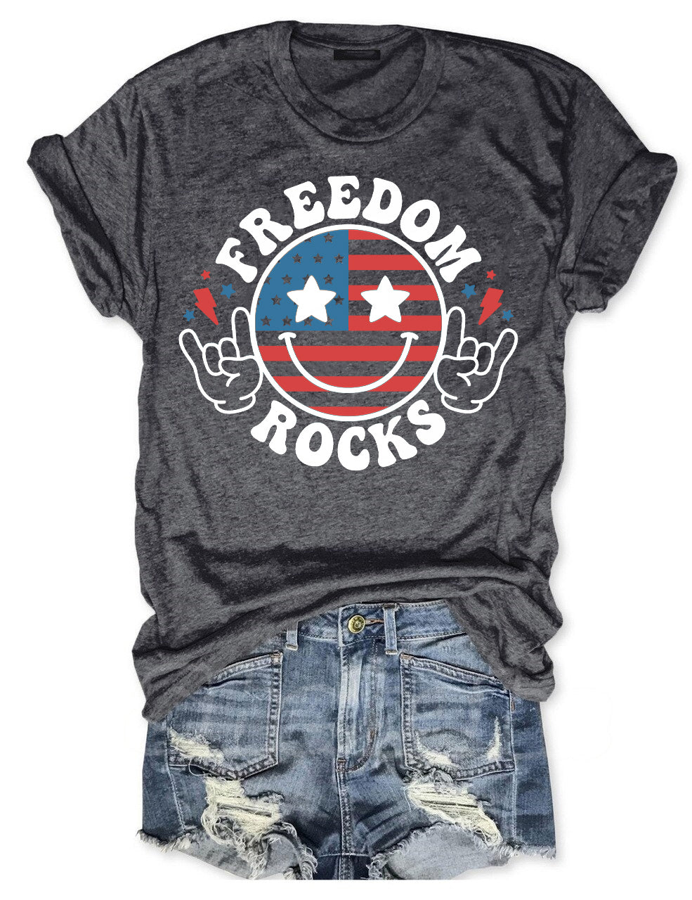 Freedom Rocks 4th of July  T-shirt