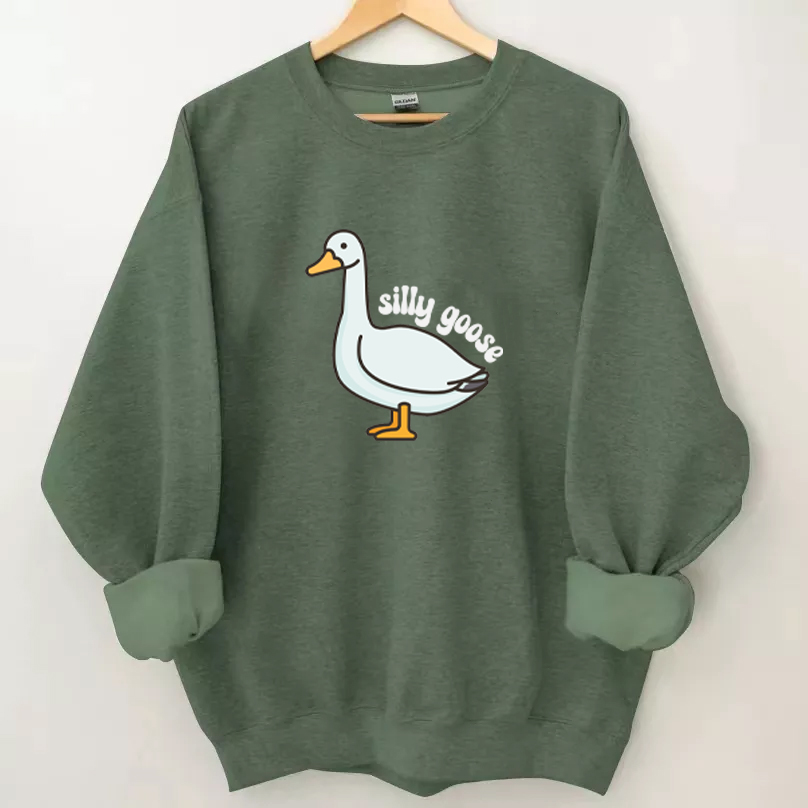 Silly Goose Sweatshirt-Shehaha