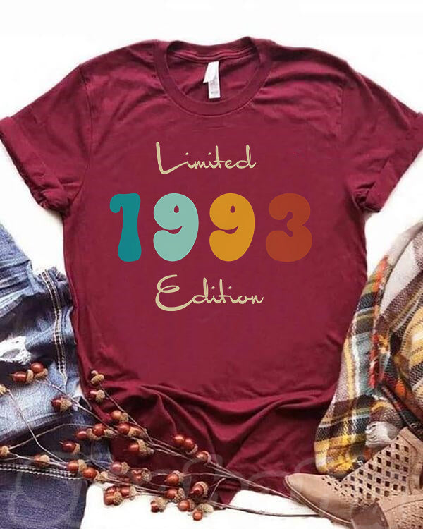Vintage 1993 Birthday T-shirt