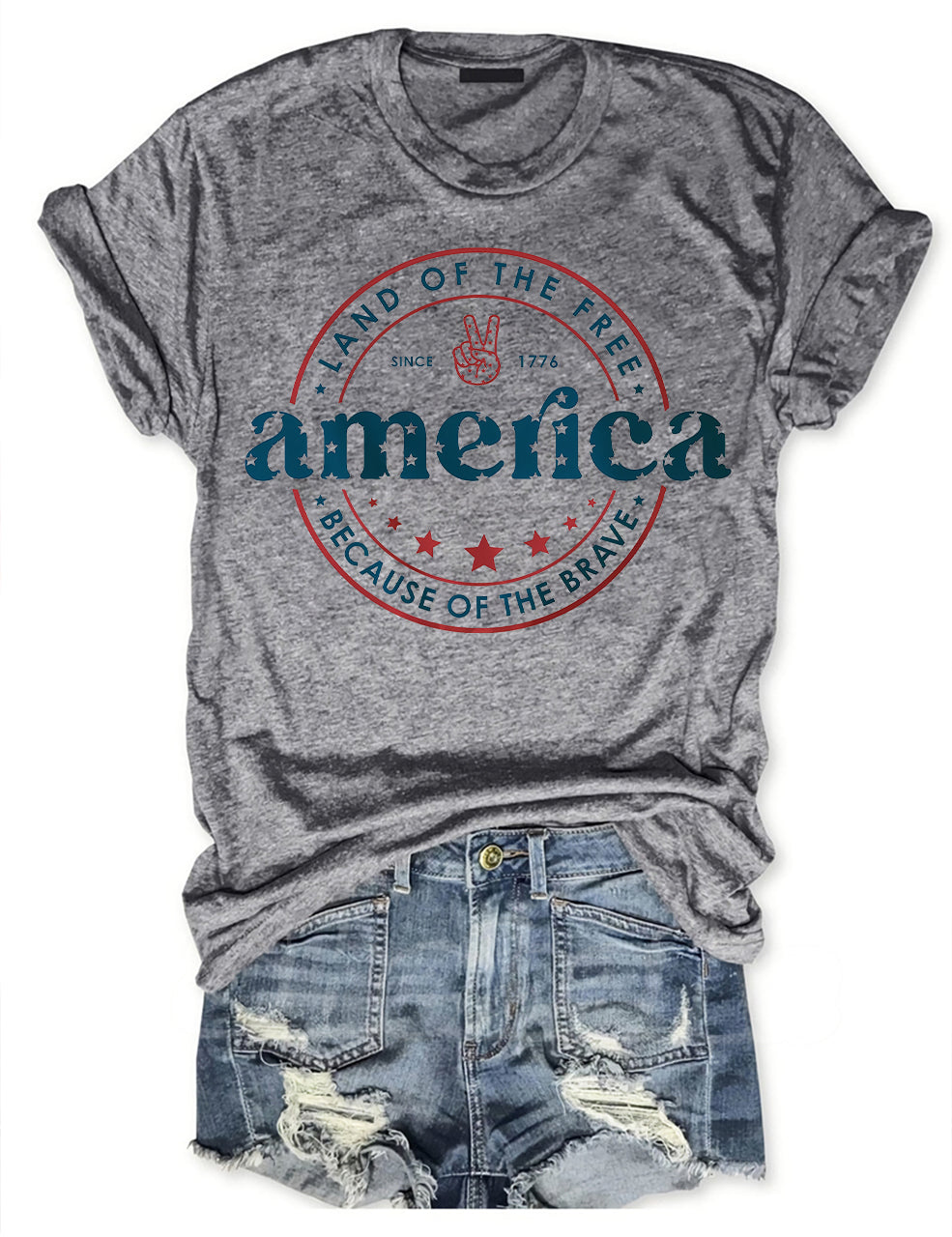 America Land Of The Free Because Of The Brave T-shirt