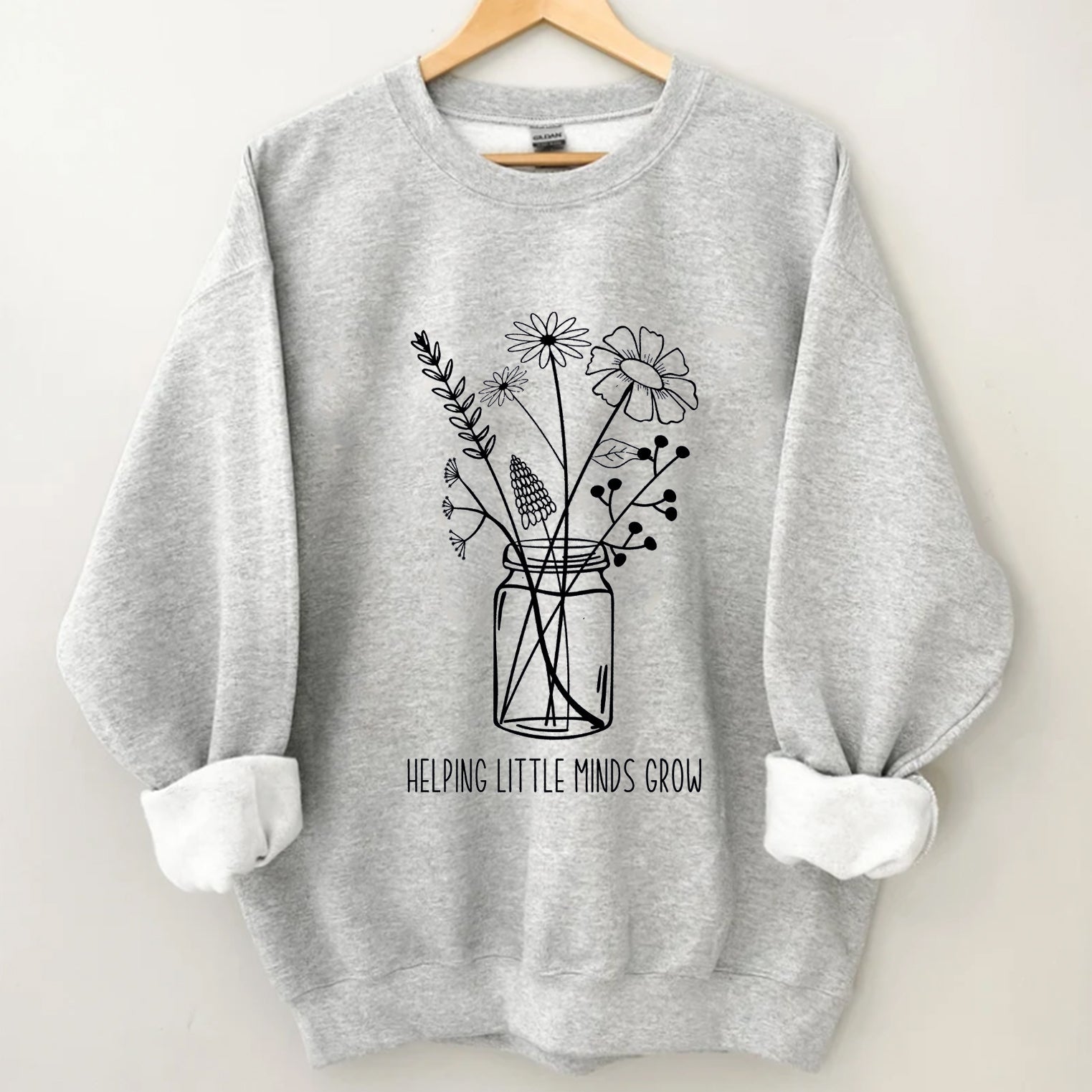 Helping Little Minds Grow Sweatshirt-Shehaha