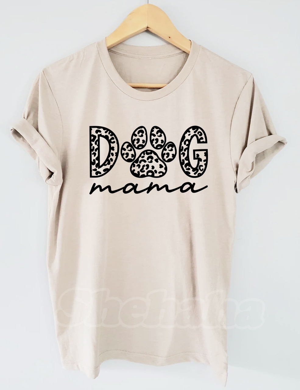 Dog Mama Leopard T-shirt