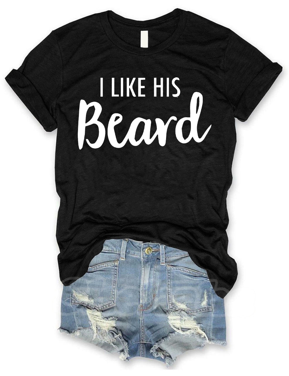 I Like His Beard , I Like Her Butt T-shirt