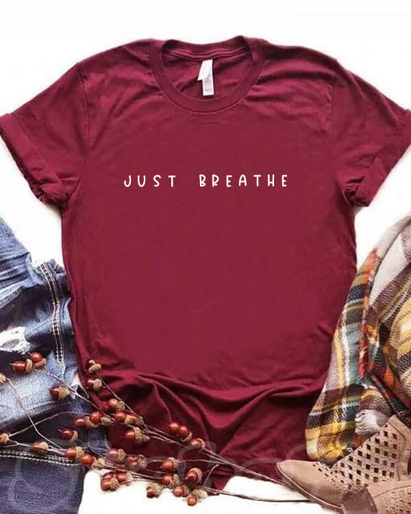 Just Breathe Meditation T-shirt