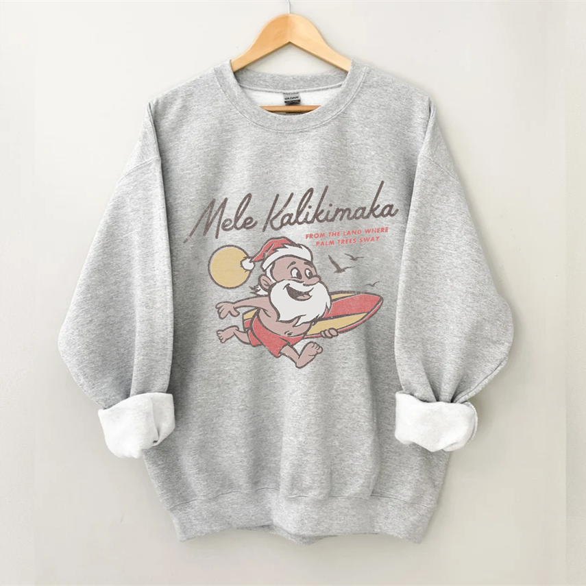 Mele Kalikimaka Hawaii Christmas Sweatshirt