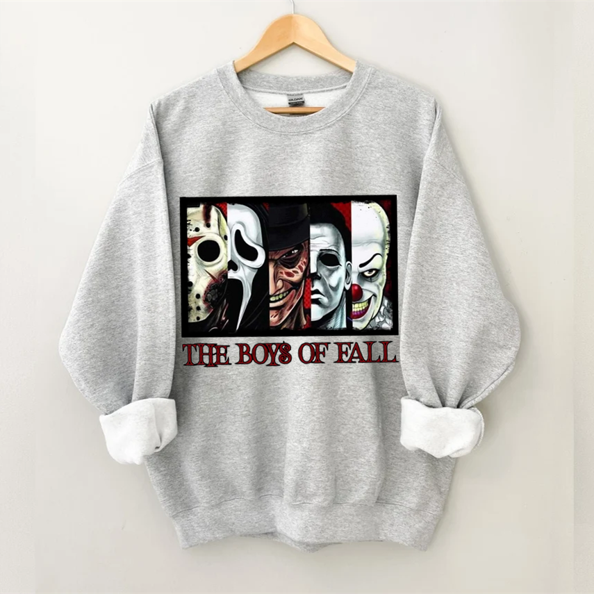 Horror Characters The Boys Of Fall Sweatshirt-Shehaha