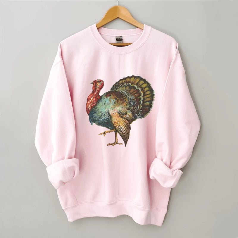 Vintage Thanksgiving Turkey Sweatshirt