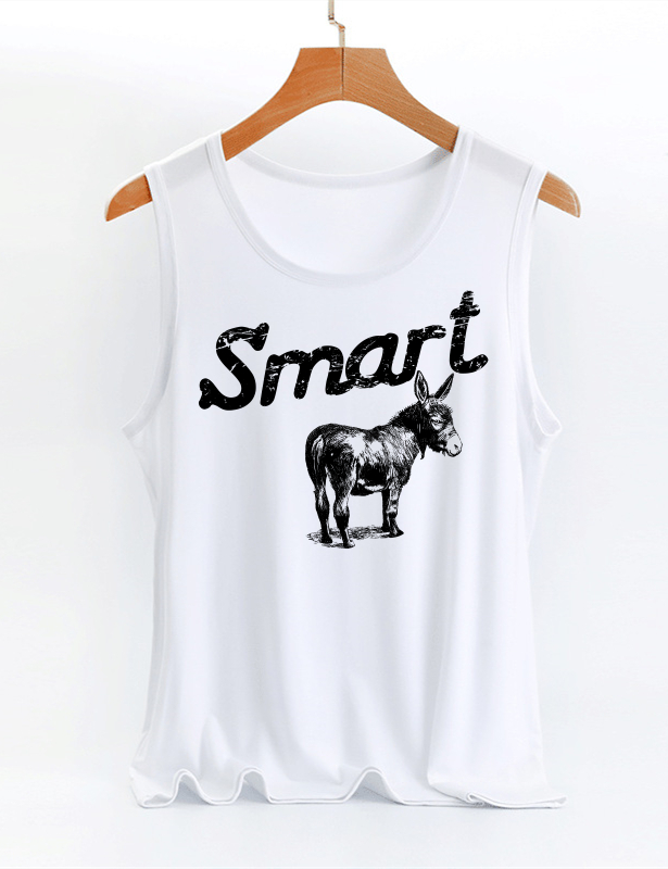 Funny Smart Ass Donkey Tank