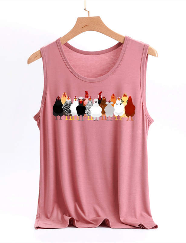 Funny Chicken Tank
