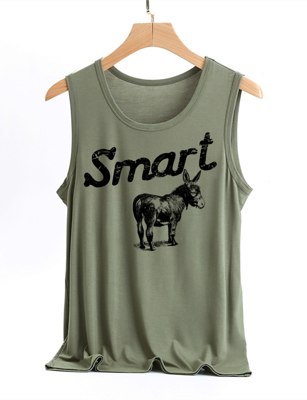 Funny Smart Ass Donkey Tank