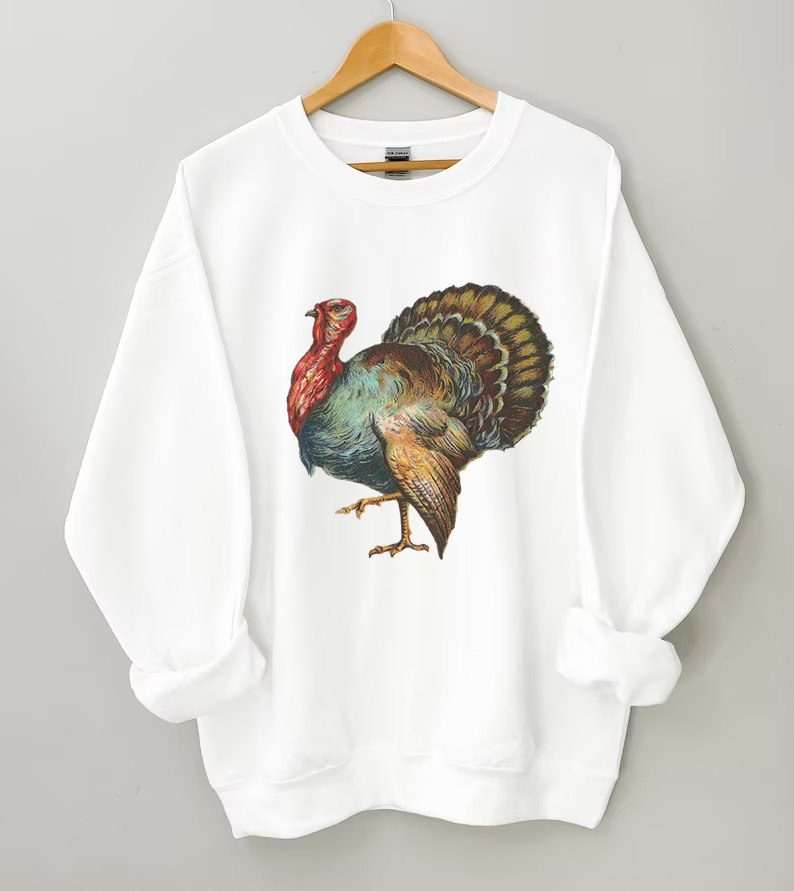 Vintage Thanksgiving Turkey Sweatshirt
