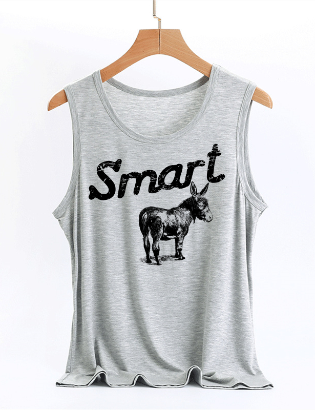 Funny Smart Ass Donkey Tank