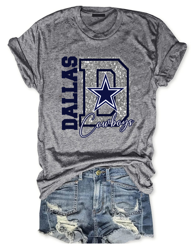 Funny Dallab TDB Retro Womens Dallas Cowboys Shirt - Wiseabe Apparels