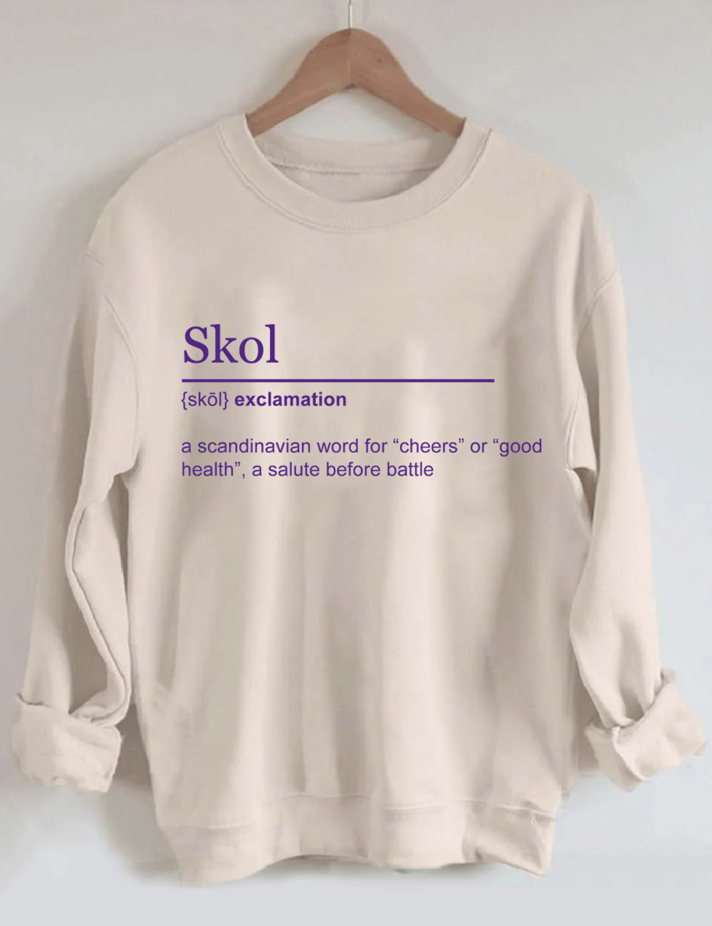 Skol Definition Minnesota Vikings Football Sweatshirt