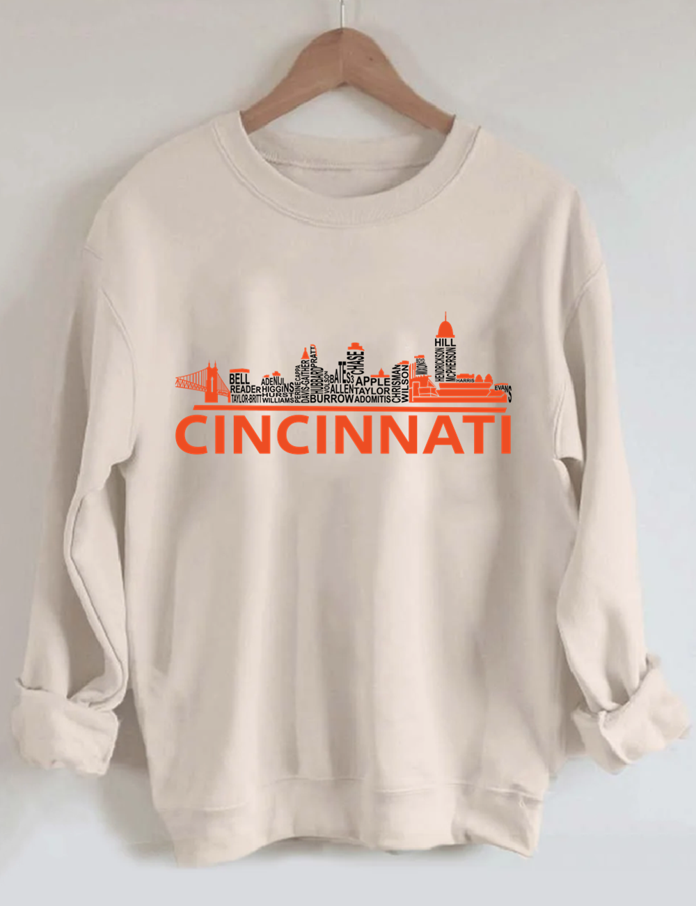 [Pre Sale] Cincinnati Bengals Stars Football Sweatshirt