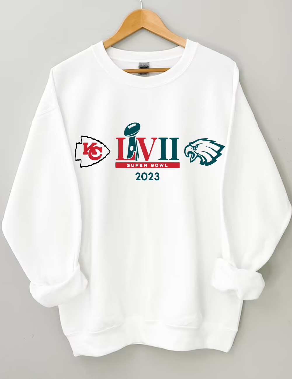 Chiefs Eagles Super-Bowl 2023 Football Sweatshirt