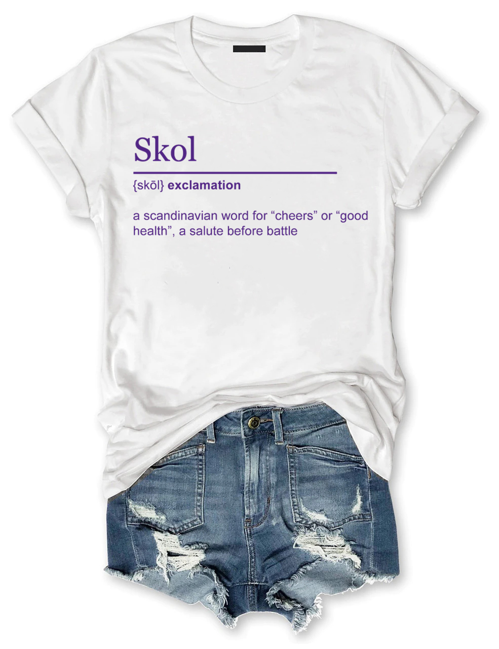 Minnesota Vikings Skol Football T-Shirt